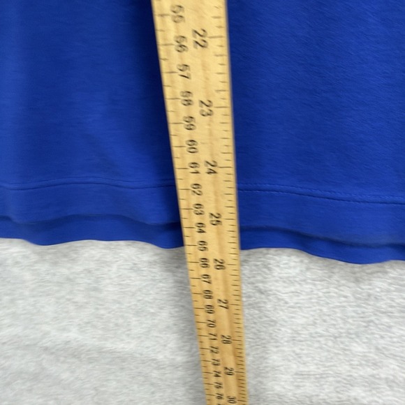 Polo Ralph Lauren 1/4 Zip Pullover Men Large Blue Pima Cotton Sweater Sweatshirt - Picture 5 of 7